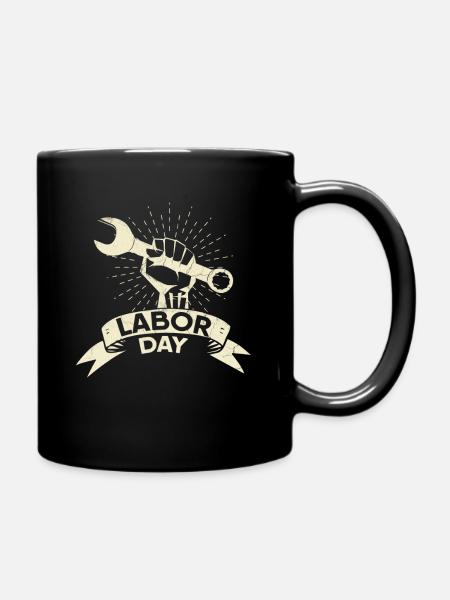 Labor Day - Tasse einfarbig - Schwarz
