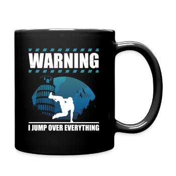 Parkour Design pour Freerunner | Freerunning - Mug uni - noir - Droite
