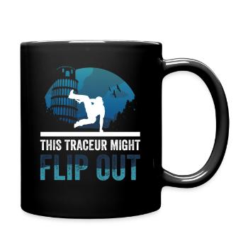 Parkour Design pour Freerunner | Freerunning - Mug uni - noir - Droite