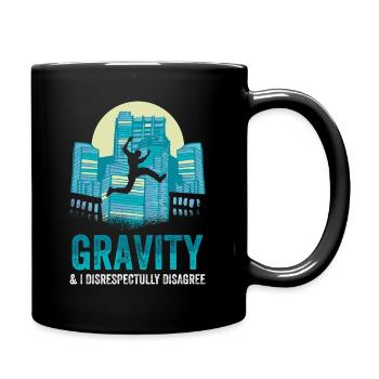 Parkour Design pour Freerunner | Freerunning - Mug uni - noir - Droite