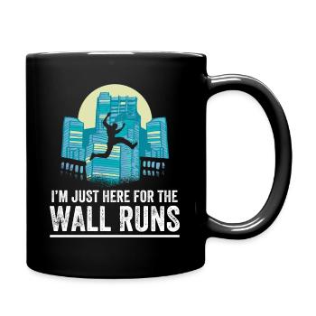 Parkour Design pour Freerunner | Freerunning - Mug uni - noir - Droite