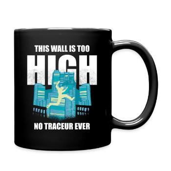Parkour Design pour Freerunner | Freerunning - Mug uni - noir - Droite