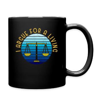 Lawyer Lawyer Legal Advice Law - Full Colour Mug - black - Right