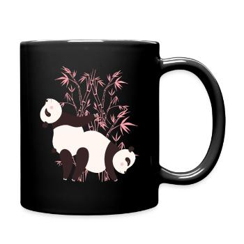 Sexe de panda gay - Mug uni - noir - Droite
