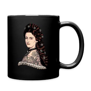 Impératrice Elisabeth d’Autriche - Hipster Sissi - Mug uni - noir - Droite