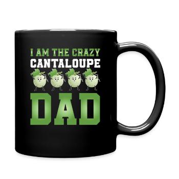 Cantaloupe-Melonen Papa - Tasse einfarbig - Schwarz - Rechts