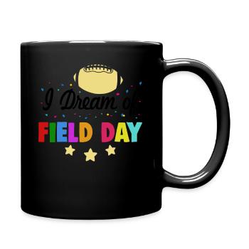 Field Day Sports PE Teacher Kids Parents Student - Full Colour Mug - black - Right