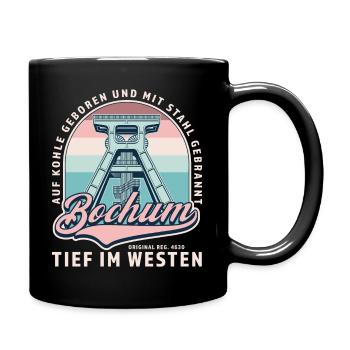 BOCHUM BADGE - Tasse einfarbig - Schwarz - Rechts
