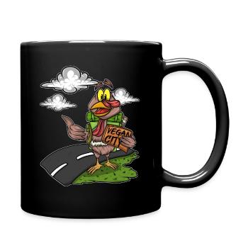 Holiday Thanksgiving No Meat Turkey - Full Colour Mug - black - Right