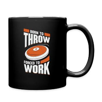 Drôle de Discus Lancer Discus Thrower Cadeau - Mug uni - noir - Droite