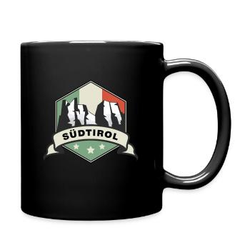 Dolomites Tyrol du Sud Montagnes Trois Sommets Alpinistes - Mug uni - noir - Droite