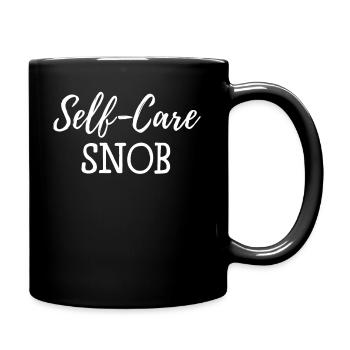 Self Care Mental Health Love Yourself - Full Colour Mug - black - Right