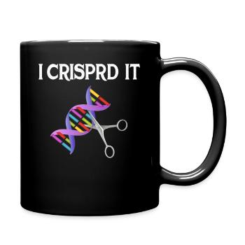 Crispr Scientist Quote I Crisprd It Biologist - Full Colour Mug - black - Right