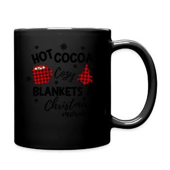 Christmas Family Matching Buffalo Plaid - Full Colour Mug - black - Right
