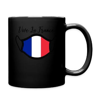 Vive La France Liberte Egalite Fraternite Bastillé - Full Colour Mug - black - Right