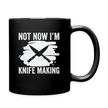 Knifemaking Knife Making Bladesmith Smithing Knife - Full Colour Mug - black - Right