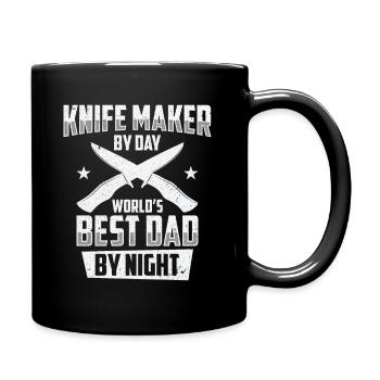 Knifemaking Knife Making Bladesmith Smithing Knife - Full Colour Mug - black - Right