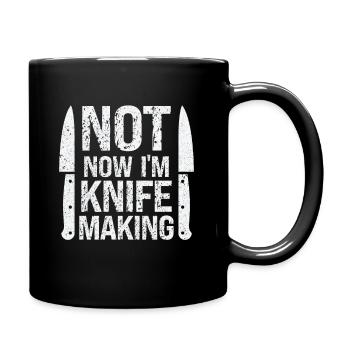 Knifemaking Knife Making Bladesmith Smithing Knife - Full Colour Mug - black - Right