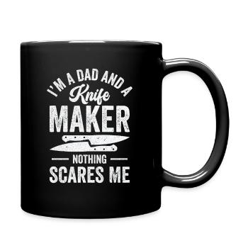 Knifemaking Knife Making Bladesmith Smithing Knife - Full Colour Mug - black - Right