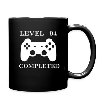 Gamer 94 Shirt - Tasse einfarbig - Schwarz - Rechts