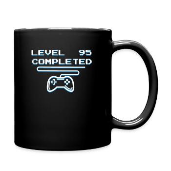 Player 95 - Tasse einfarbig - Schwarz - Rechts