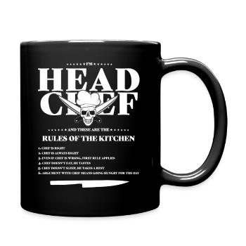 Chef : Rules - Full Colour Mug - black - Right
