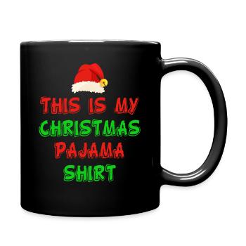This Is My Christmas Pajama - Full Colour Mug - black - Right