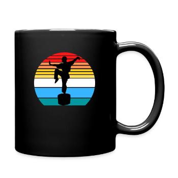 Karaté Vintage Arts Martiaux Kung-Fu Rétro - Mug uni - noir - Droite