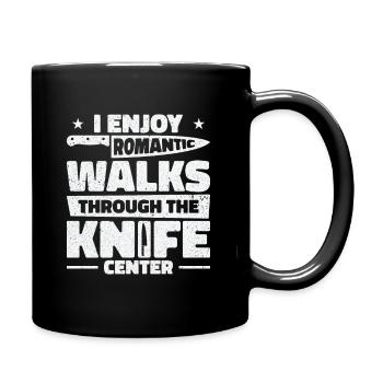 Couteau Auto Forgeron Damascus Steel - Mug uni - noir - Droite