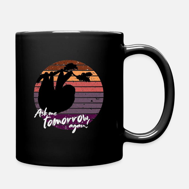 Sloth - Full Colour Mug - black