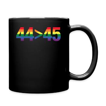 Obama Gay Pride - Full Colour Mug - black - Right