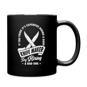 Couteau Auto Forgeron Damascus Steel - Mug uni - noir - Droite