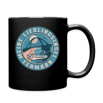 MEINE LIEBLINGSINSEL FEHMARN - Tasse einfarbig - Schwarz - Rechts