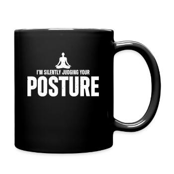 Massage Therapist - Tasse einfarbig - Schwarz - Rechts