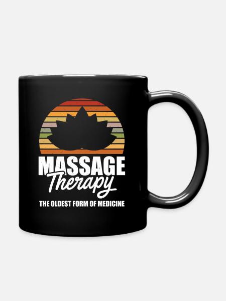 Massage Therapist - Tasse einfarbig - Schwarz