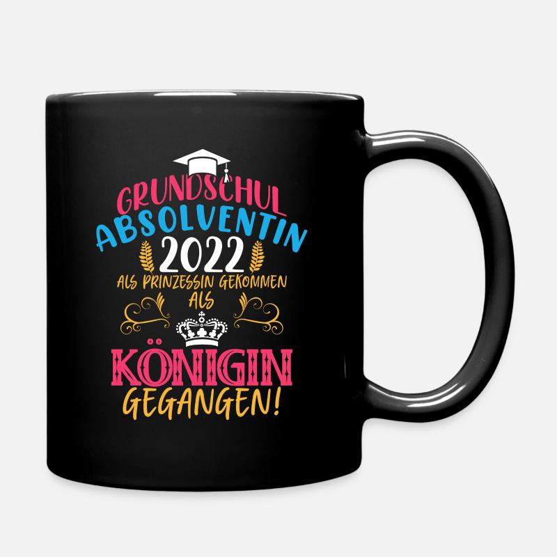 Grundschul Absolventin Abschluss Grundschule - Tasse einfarbig - Schwarz