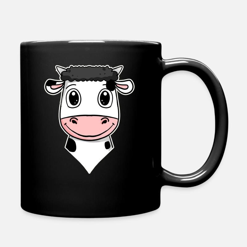 Kuh - Tasse einfarbig - Schwarz