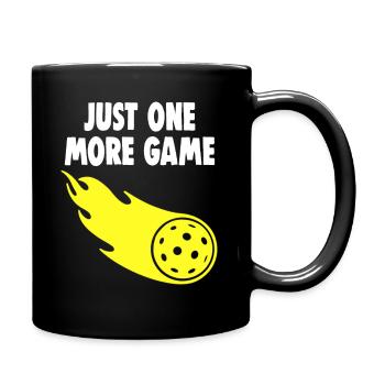 Pickleball Just One More Game Fun - Full Colour Mug - black - Right