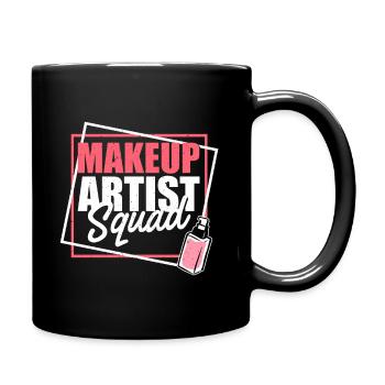 Escouade de maquilleurs - Mug uni - noir - Droite