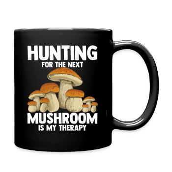 Mushroom Hunting - Tasse einfarbig - Schwarz - Rechts