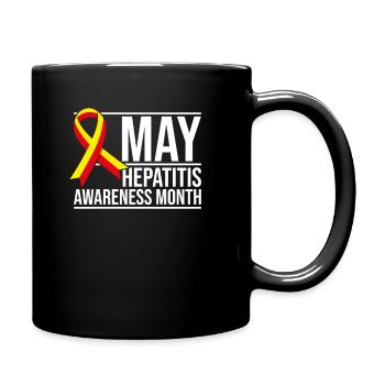 Clothing Raising awareness of autoimmune hepatitis - Full Colour Mug - black - Right