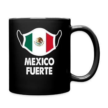 Mexico Fuerte Mexican Flag - Full Colour Mug - black - Right