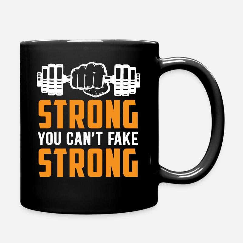 Fitness - Tasse einfarbig - Schwarz