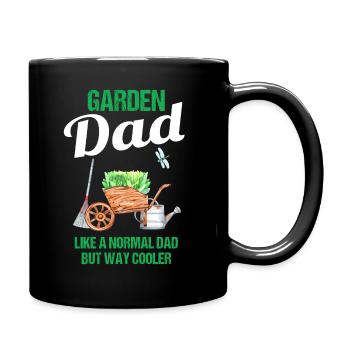 Garten Papa Lustiger Spruch Geschenk Herren - Tasse einfarbig - Schwarz - Rechts