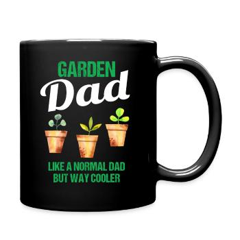 Garten Papa Lustiger Spruch Geschenk Herren - Tasse einfarbig - Schwarz - Rechts