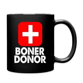 Boner Donor - Full Colour Mug - black - Right
