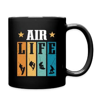 Air Life Wakeboard Wakeboarding - Mug uni - noir - Droite