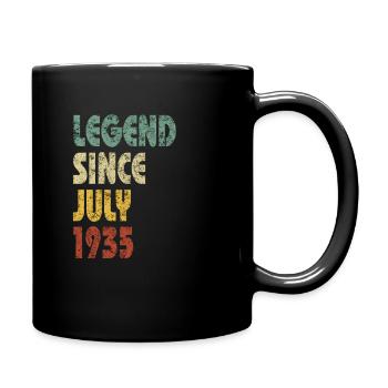Légende rétro depuis juillet 1935 née dans une citation amusante - Mug uni - noir - Droite