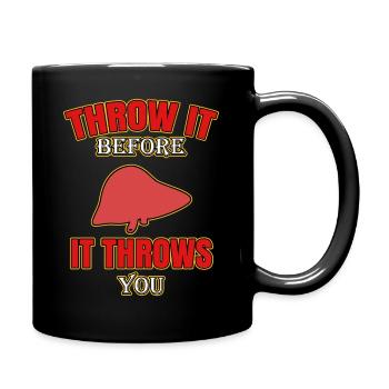 Hepatitis-Bewusstsein Krankheitsprävention - Tasse einfarbig - Schwarz - Rechts