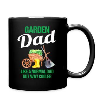 Garten Papa Lustiger Spruch Geschenk Herren - Tasse einfarbig - Schwarz - Rechts